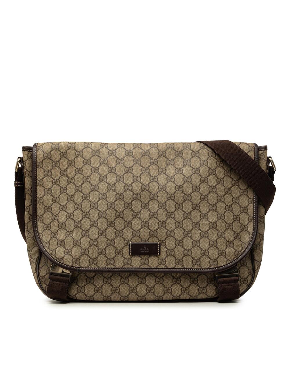 Gucci Double Buckle Messenger Bag Gg #367998G84B